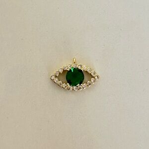 GREEN EVIL EYE PENDANT